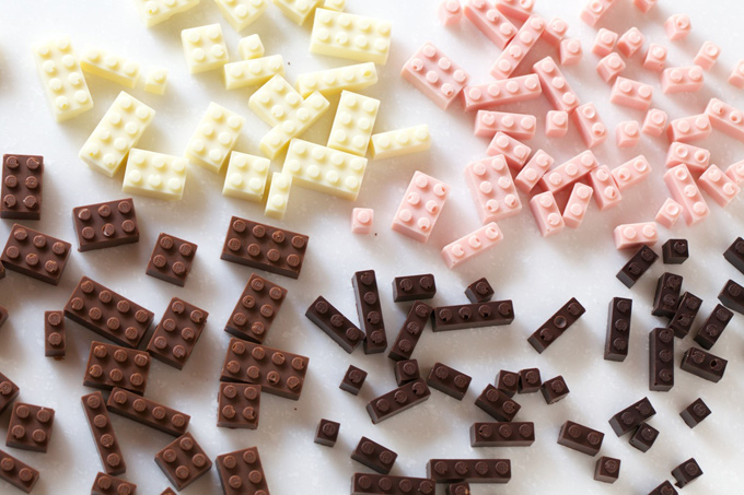 Chocolate LEGOs by Akihiro Mizuuchi