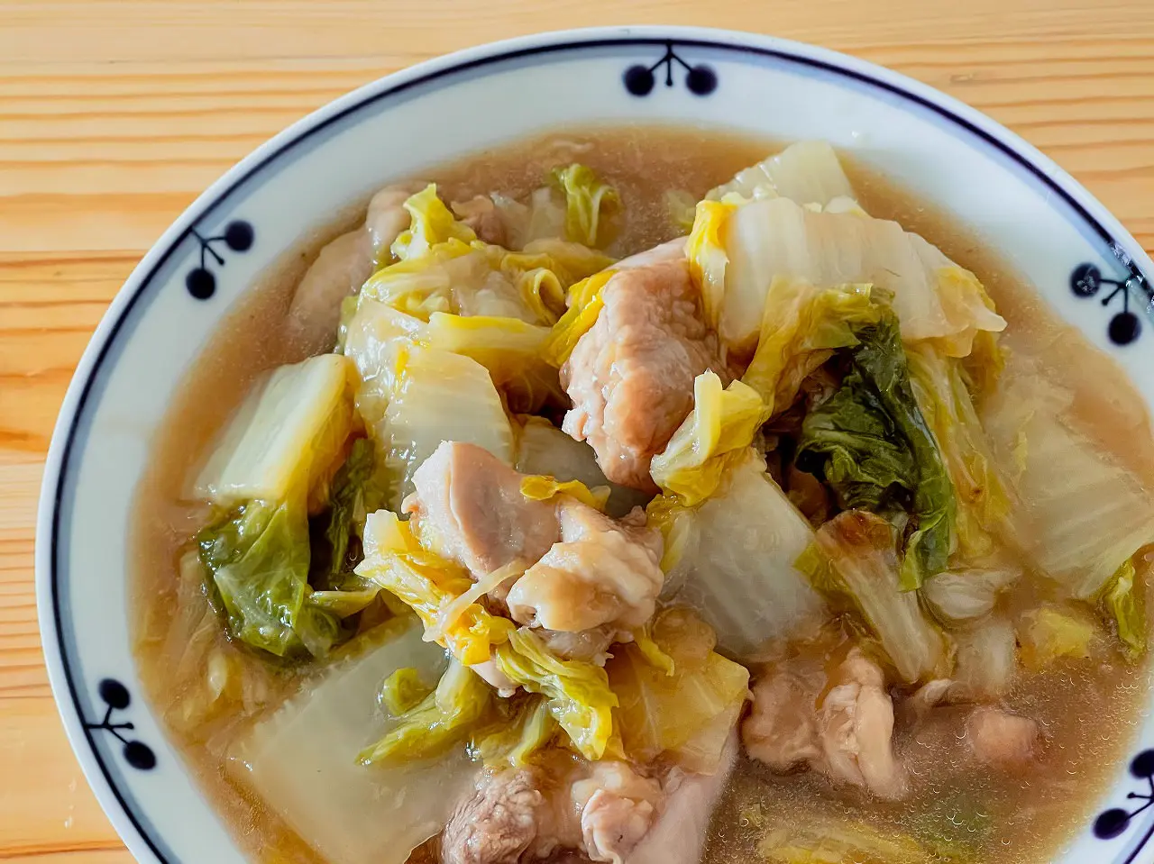 白菜と鶏もも肉のとろとろ煮