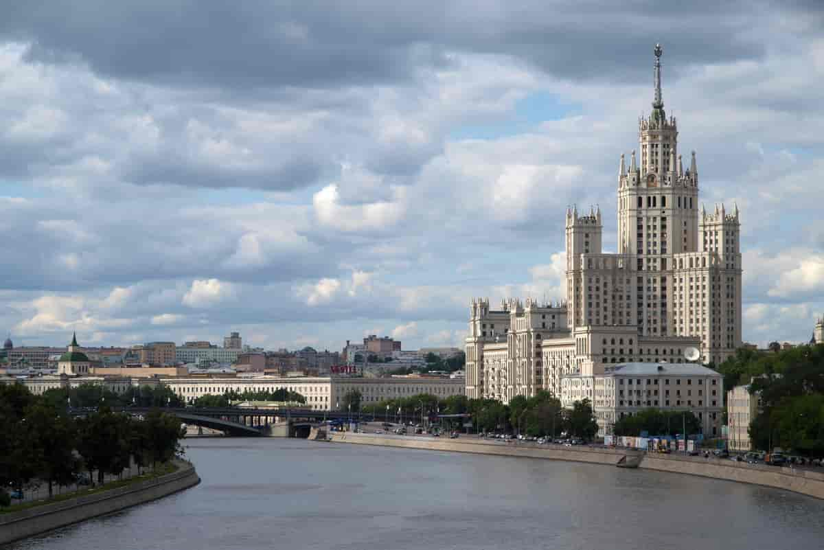 Kotelnitjeskaja-huset i Moskva.