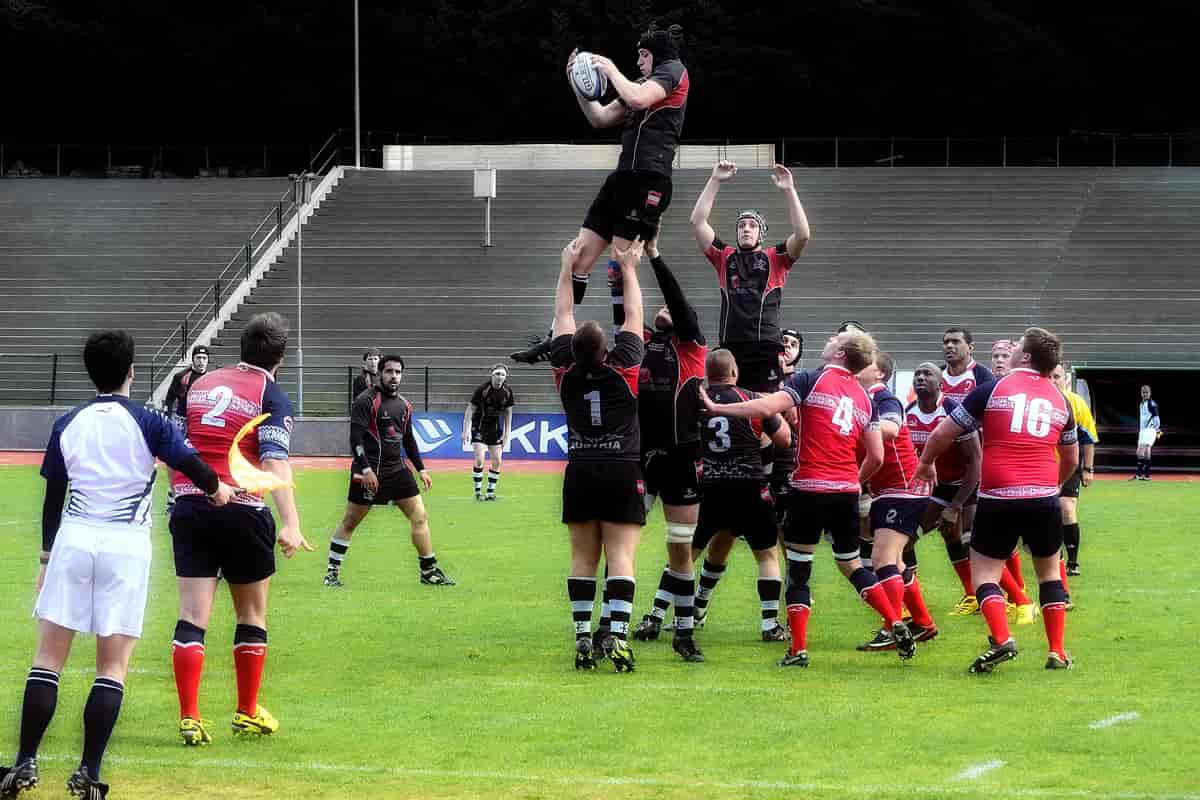 Rugbykamp mellom Norge og Østerrike i 2012