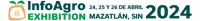 a logo for the infoagro exhibition in mazatlan