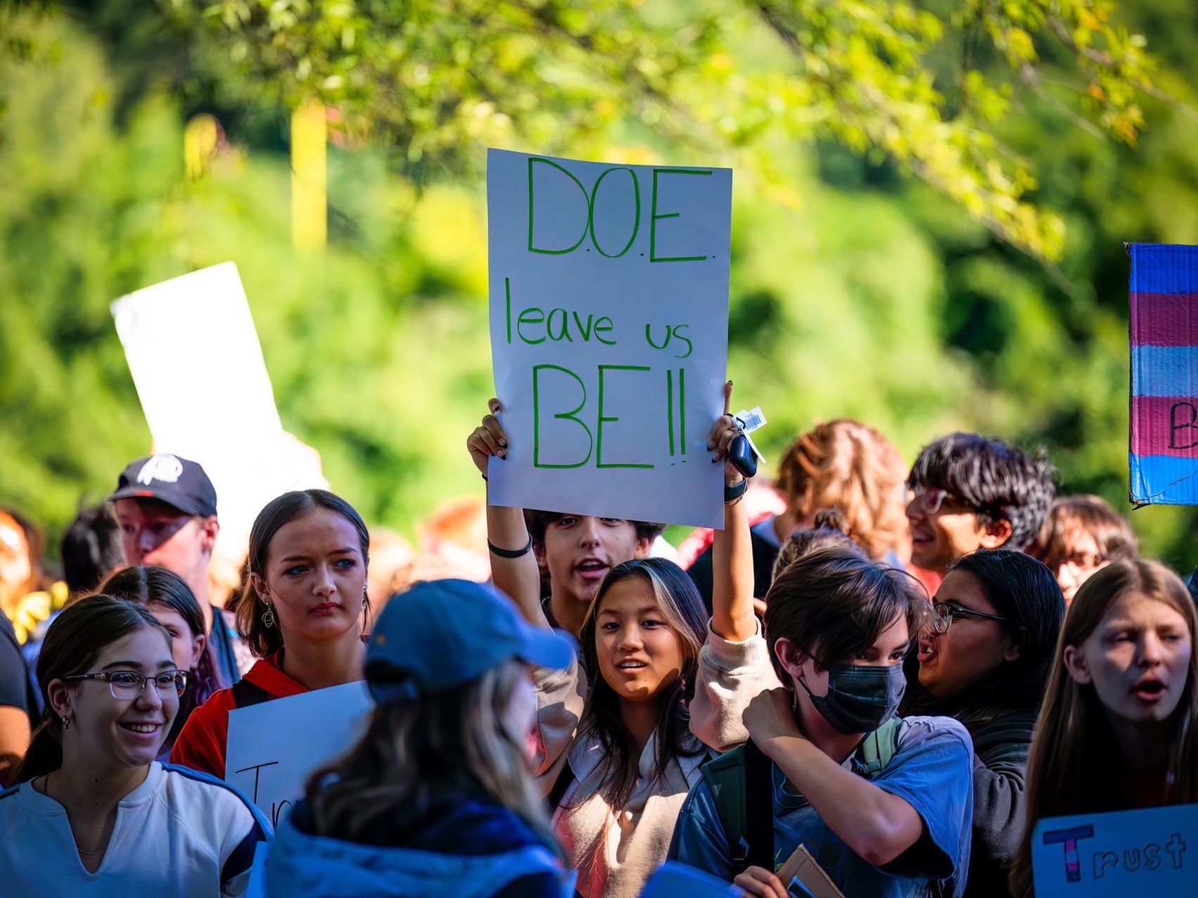 Thousands of Virginia Students Walked Out Over Anti-Trans Policies