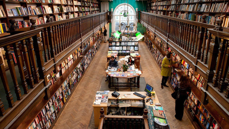 Pick up something to read at Daunt Books