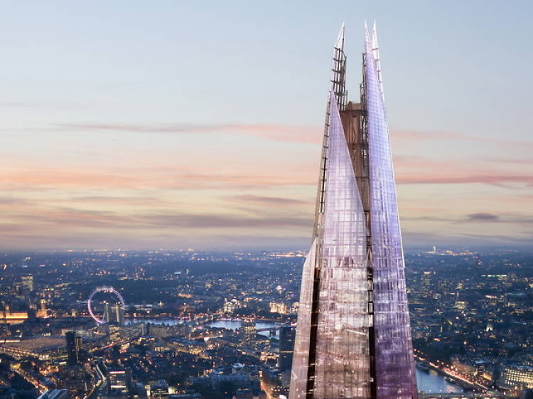 Admire the views from The Shard