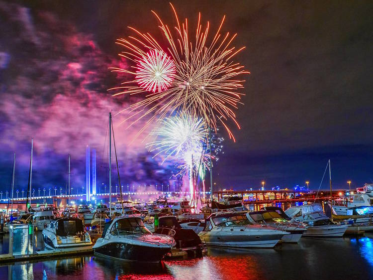 The best free places to see New Year's Eve fireworks in Melbourne