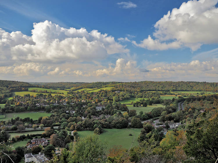 Westminster Bridge to Box Hill