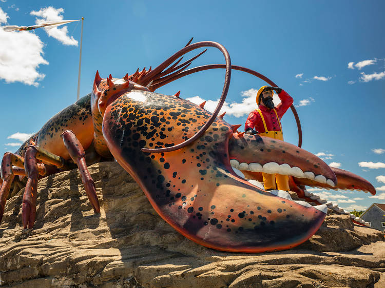 Eat lobster in Shediac