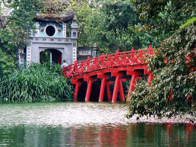 Hoan Kiem Lake and Ngoc Son Temple