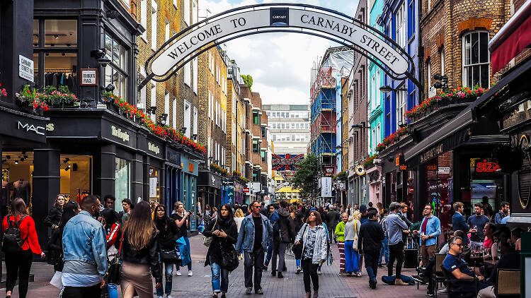 Browse cool brands on Carnaby Street