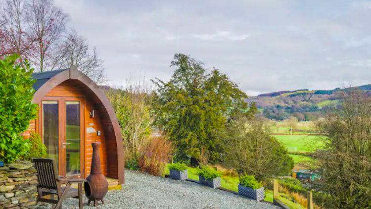 The pod with a view in Coniston