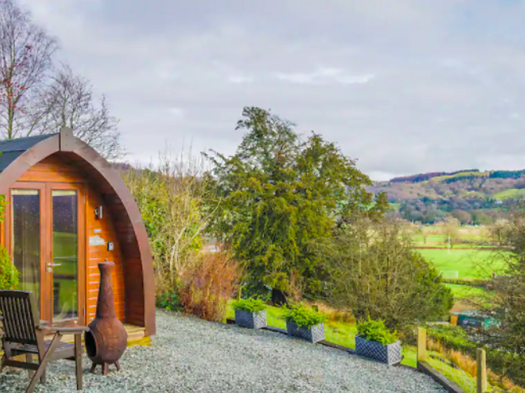 The pod with a view in Coniston