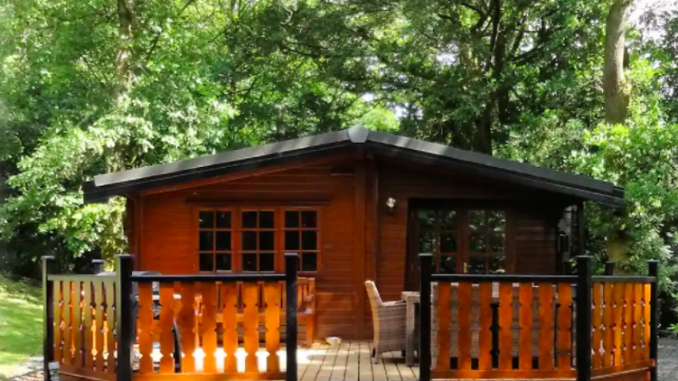 The log cabin in Cumbria