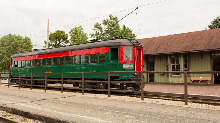 Ride a vintage train at the Illinois Railway Museum