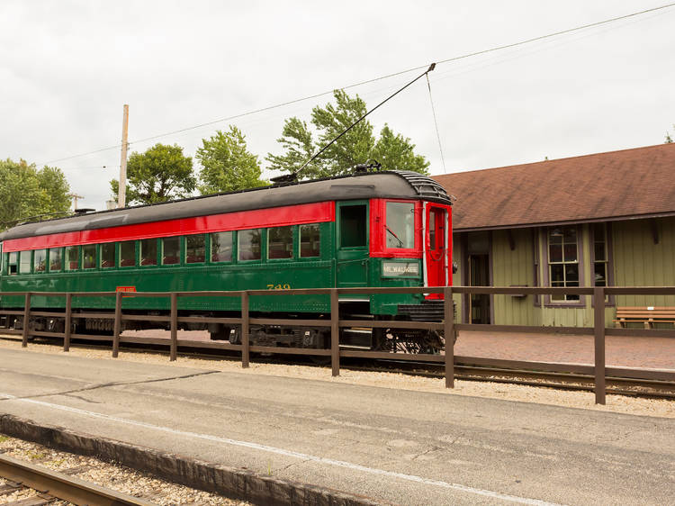 Ride a vintage train at the Illinois Railway Museum