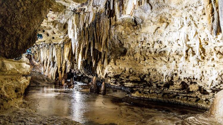 Go spelunking inside Cave of the Mounds