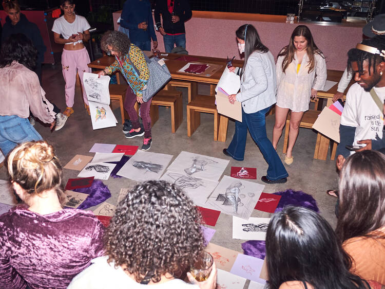 Level-up your doodles at a Raw Figs figure drawing pop-up