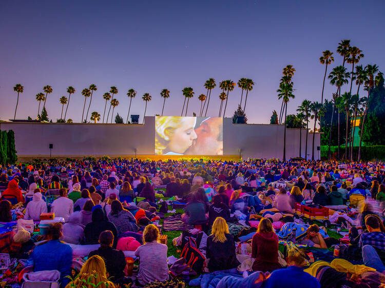 Catch a movie in a cemetery at Cinespia