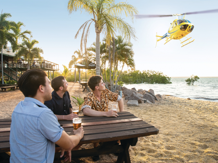 Go on a helicopter pub crawl