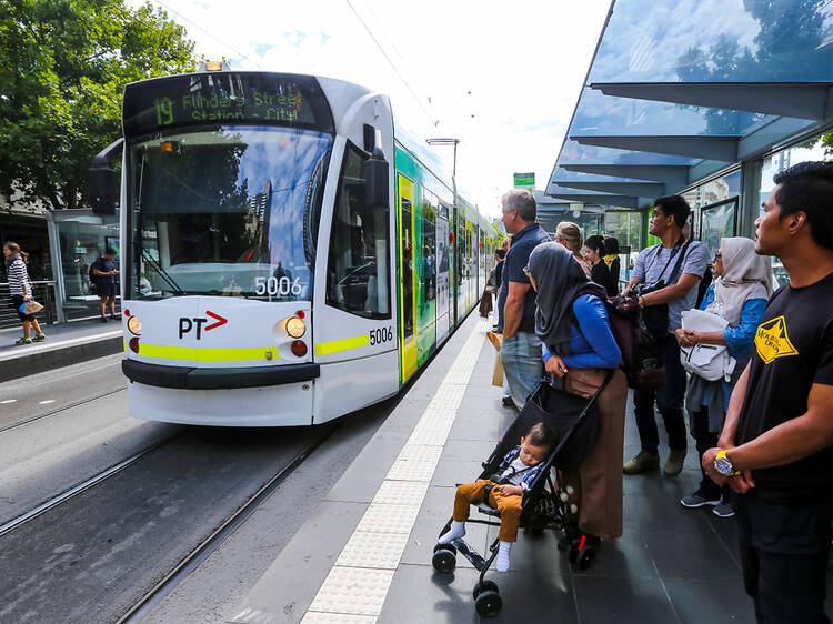 Melbourne's CBD just gained 12 shiny new tram stops to help improve public transport accessibility