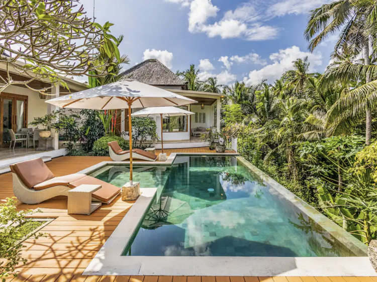 A two-bedroom villa with private pool and jungle views