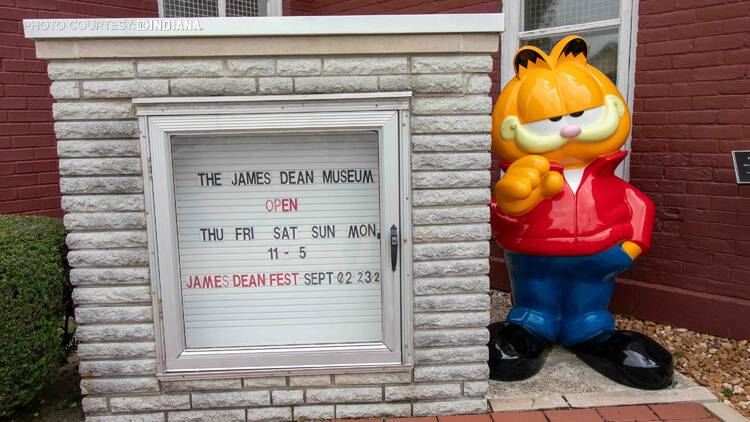 See the birthplace of James Dean