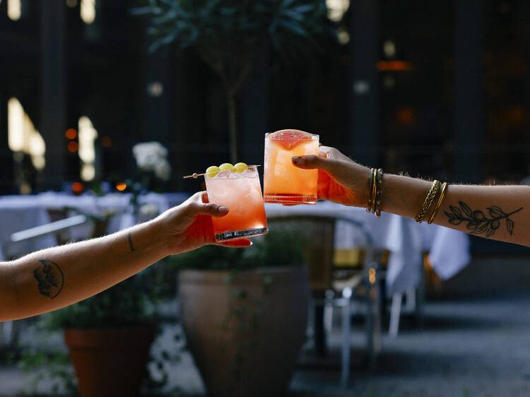 Eat in a magical garden inside this hidden Old Montreal restaurant