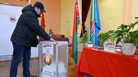 Russian ally votes for president