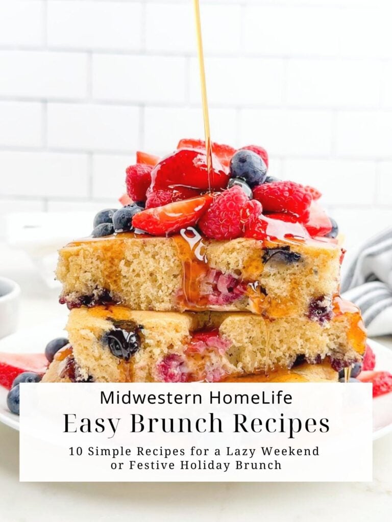 Easy Brunch Recipes ebook cover. 