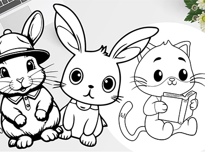 Animal coloring page