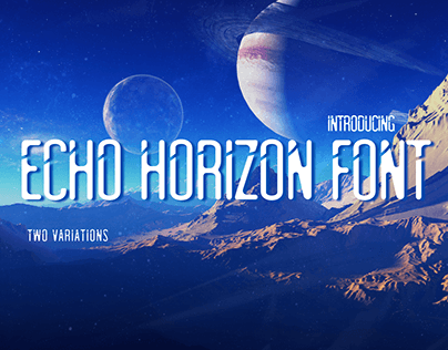 Echo Horizon Font Family