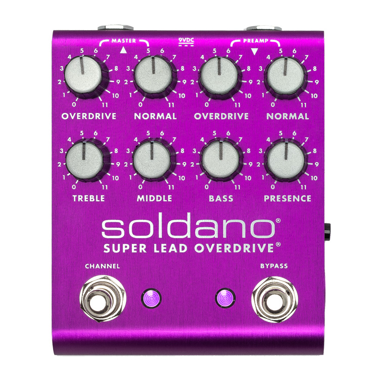 Soldano SLO Pedal Purple – SUPER LEAD OVERDRIVE