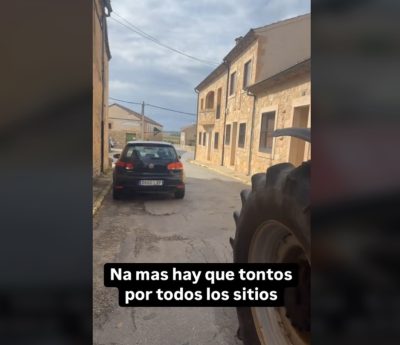 tractor venganza coche