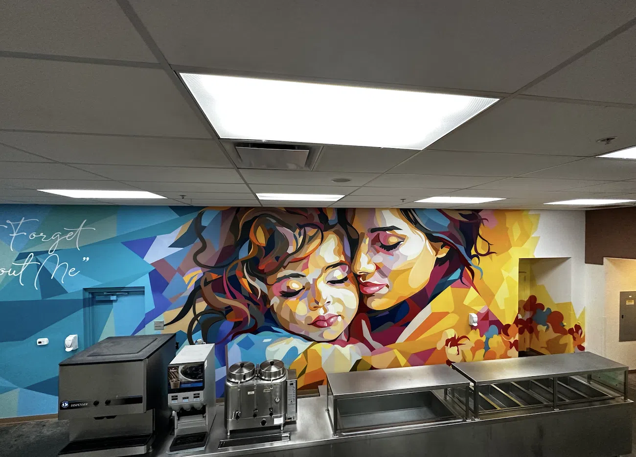 Murals by artist Brian Peterson.