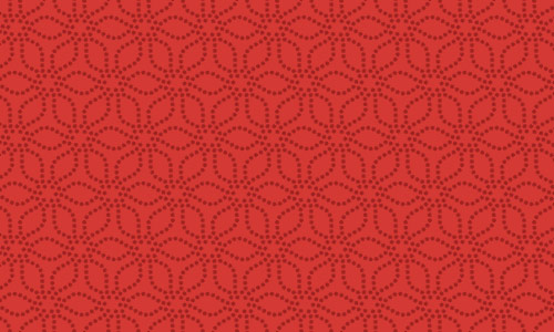 Modern Floral Red Pattern