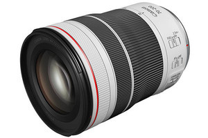 キヤノン、EOS R用の望遠ズーム「RF70-200mm F4 L IS USM」　大幅に小型化