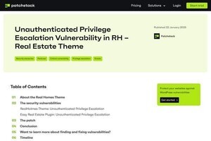 WordPressの人気テーマ「RealHomes」に緊急の脆弱性、すぐに使用中止を