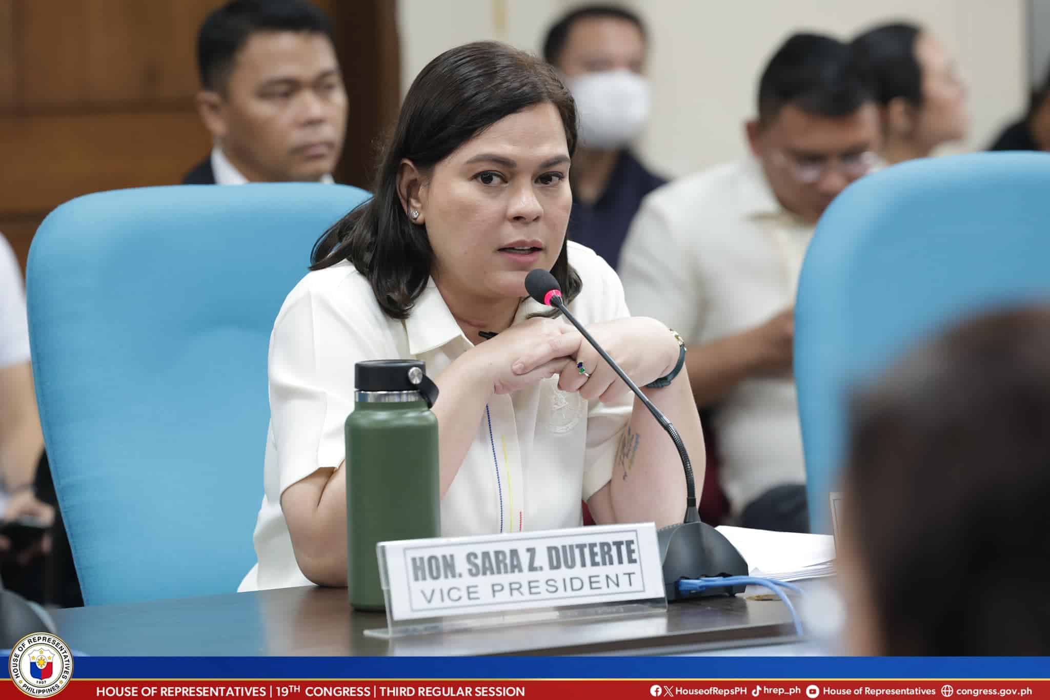 House solons to Sara: Stop diverting issues, answer budget use queries