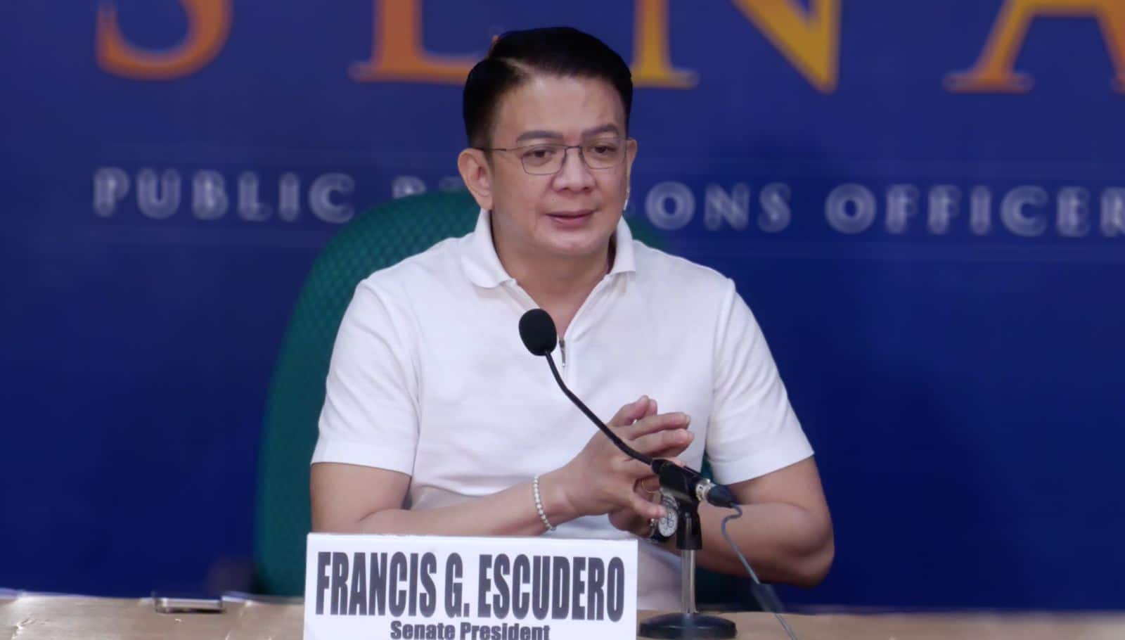 Chiz: Only blue ribbon panel can do drug war probe while Senate on break