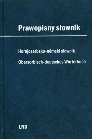 Bild des Verkufers fr Wrterbuch der obersorbischen Rechtschreibung zum Verkauf von BuchWeltWeit Ludwig Meier e.K.