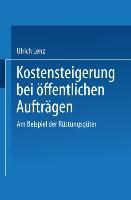 Bild des Verkufers fr Kostensteigerungen bei oeffentlichen Auftraegen zum Verkauf von moluna