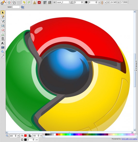 Chromeのロゴ2