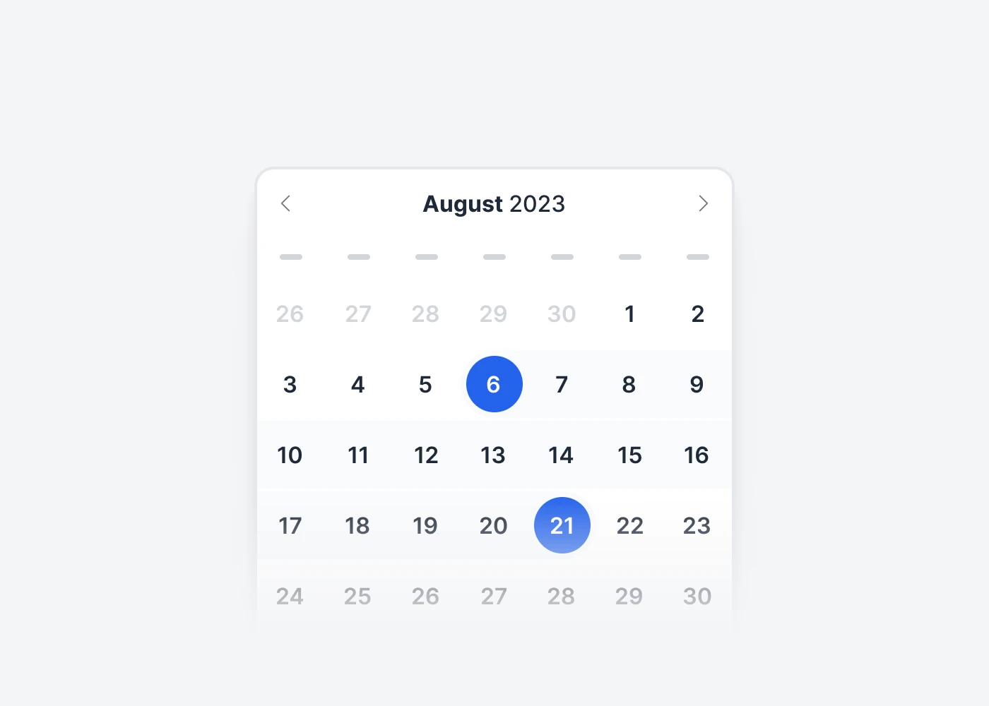 Datepicker