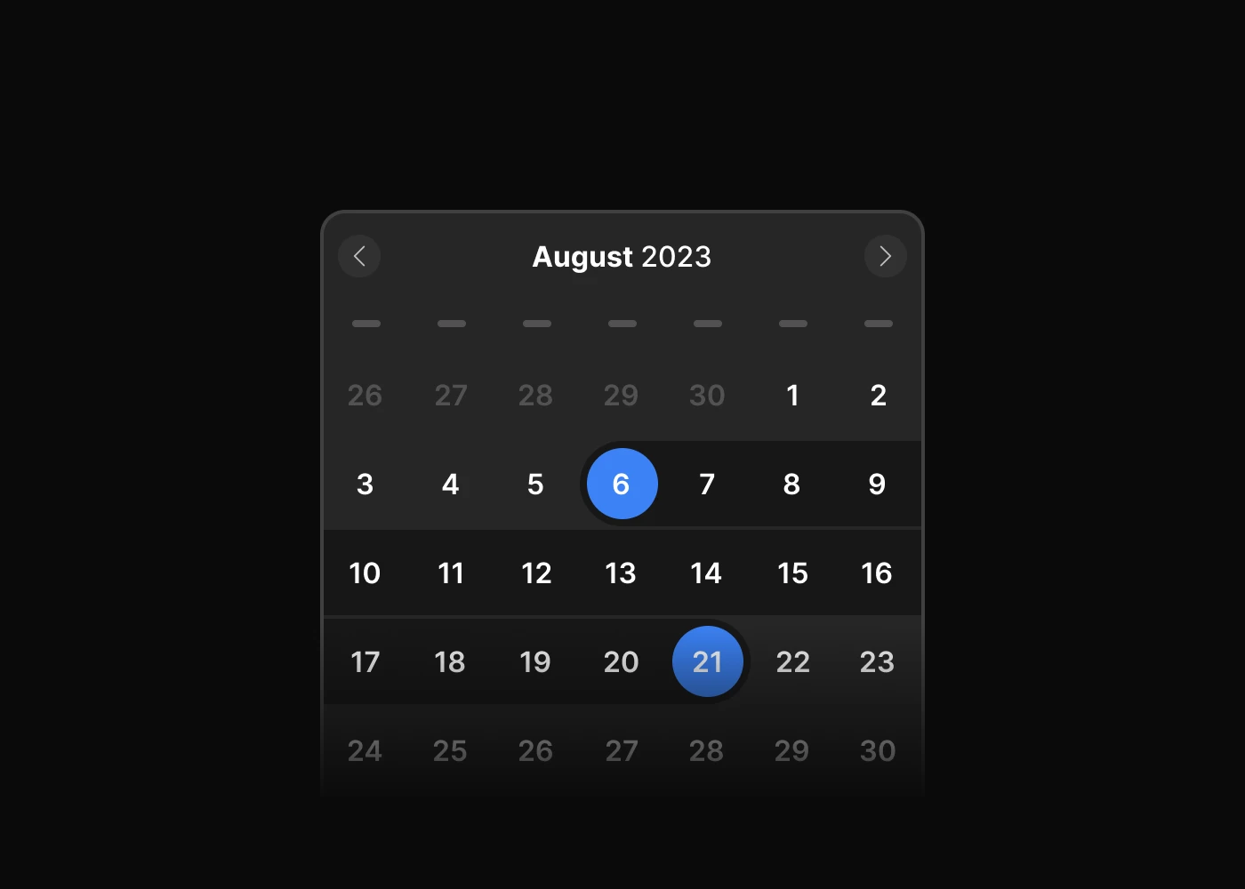 Datepicker