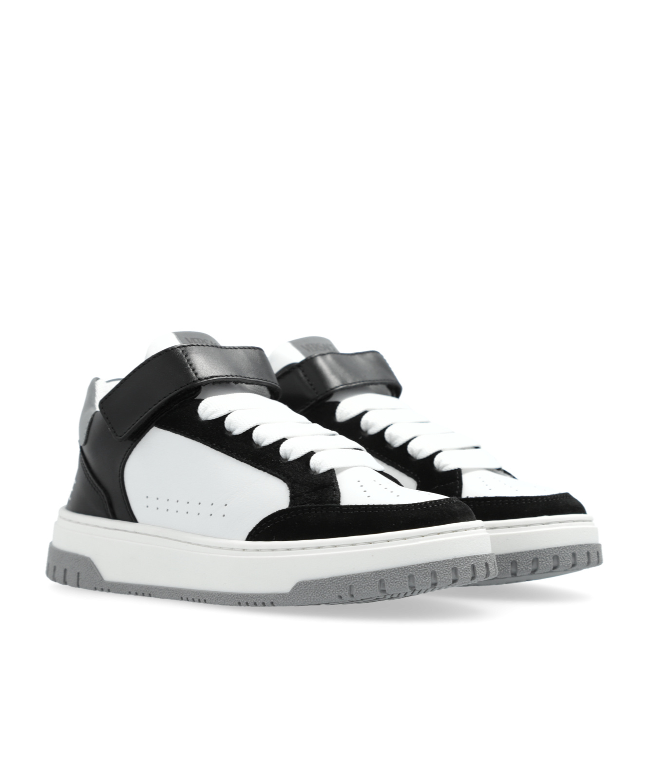 Shop Versace Logo Sneakers In White