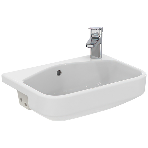 Ideal Standard I-Life S Compact 1 Tap Hole Semi-Countertop Washbasin 500mm