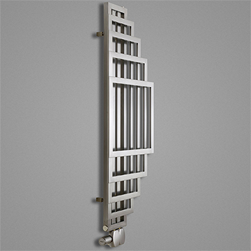 Aeon Podium 400 x 1200mm Wall Mounted Stainless Steel Towel Rail - Image