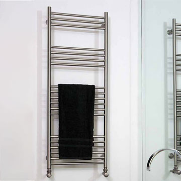 Aeon Tora Wall Mounted Stainless Steel Towel Rail - Image