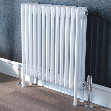 MHS Rads 2 Rails Fitzrovia Horizontal 3 Column - 600mm High Radiator - Image