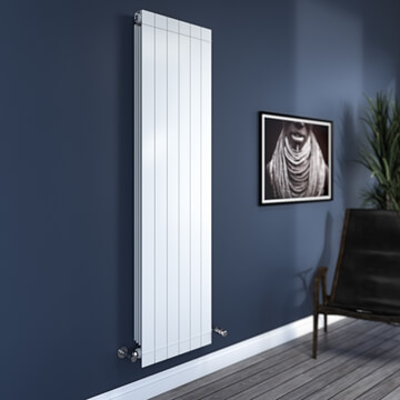 MHS Rads 2 Rails Holborn Vertical 1866mm High Aluminium Radiator - Image