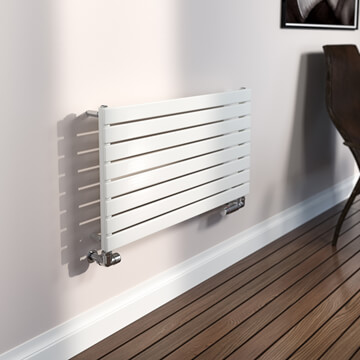 MHS Rads 2 Rails Primrose 448mm High Horizontal Radiator - Single / Double - Image